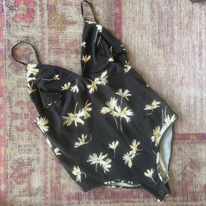 Urban outfitters floral bodysuit